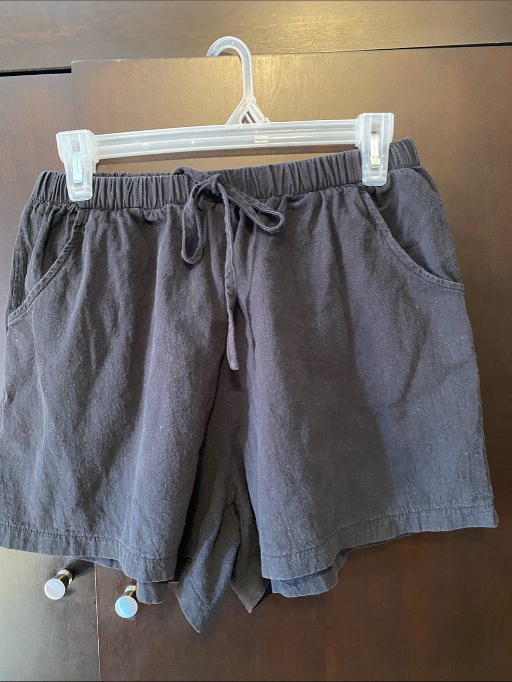 SHEIN Black Drawstring Athletic Shorts